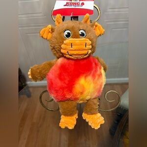 Kong Dog Barnyard Dog Plush Med w Squeak New! 10” Cow 🐮